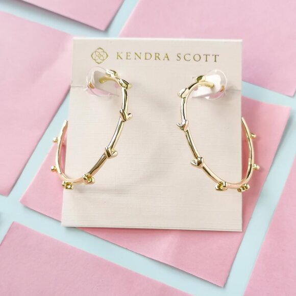 Kendra Scott Jewelry Kendra Scott Gold Hoop Earrings Haven Heart